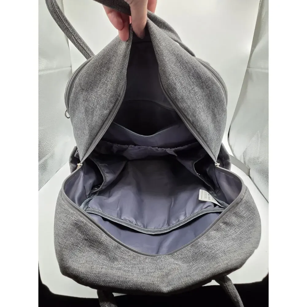 Dikaslon Diaper Bag Backpack Gray Large Baby Travel Bag Stroller Straps